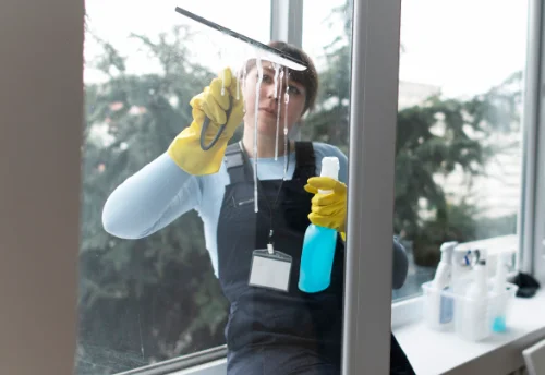 Nettoyage de vitres intérieures et extérieures au Faouët